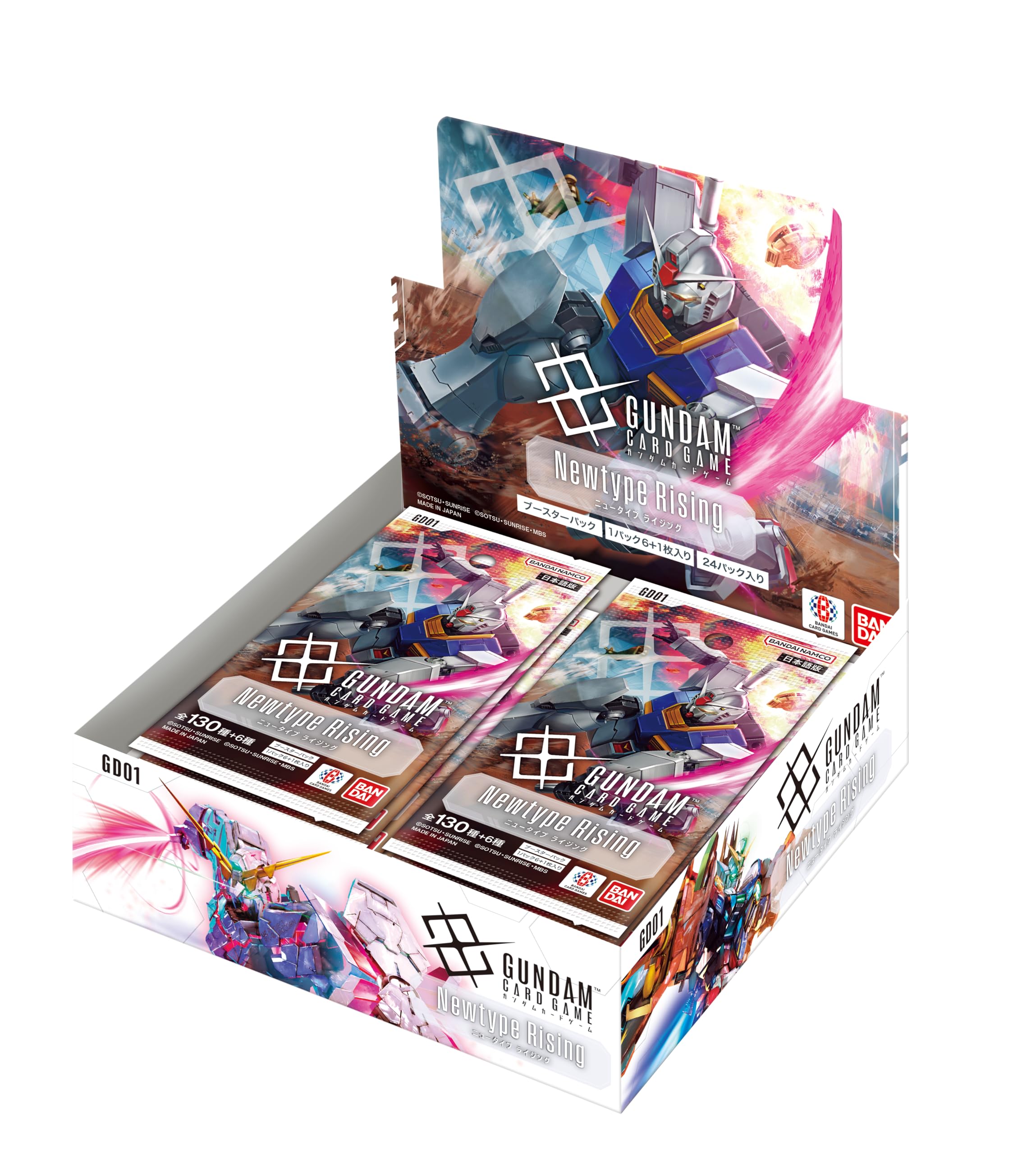 [Pre-Order] Gundam Card Game GD01 Newtype Rising Booster Box (Japanese Version)